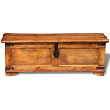 NNEVL Storage Chest Rough Mango Wood