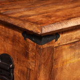 NNEVL Storage Chest Rough Mango Wood