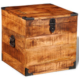 NNEVL Storage Chest Cubic Rough Mango Wood