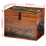 NNEVL Reclaimed Storage Box Solid Wood