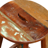 NNEVL Bar Stool Solid Reclaimed Wood