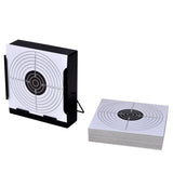 NNEVL 14 cm Square Target Holder Pellet Trap + 100 Paper Targets