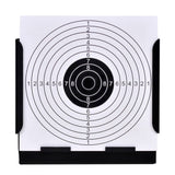 NNEVL 14 cm Square Target Holder Pellet Trap + 100 Paper Targets