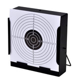 NNEVL 14 cm Square Target Holder Pellet Trap + 100 Paper Targets