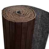 NNEVL Room Divider Bamboo Dark Brown 250x165 cm