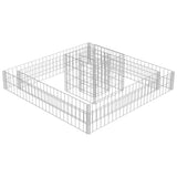 NNEVL Gabion Planter Galvanised Steel 120x120x20