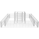 NNEVL Gabion Planter Galvanised Steel 120x120x20