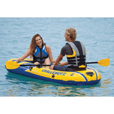 NNEVL Intex Challenger 2 Set Inflatable Boat with Oars and Pump