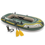 NNEVL Intex Seahawk 2 Set Inflatable Boat with Oars and Pump