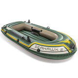 NNEVL Intex Seahawk 2 Set Inflatable Boat with Oars and Pump