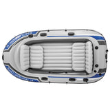 NNEVL Intex Excursion 4 Set Inflatable Boat with Oars and Pump