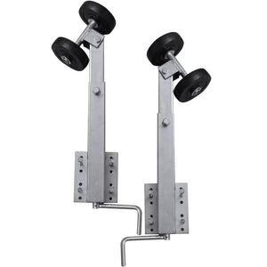 NNEVL Boat Trailer Double Roller Bow Support Set of 2 59 - 84 cm