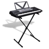 NNEVL 54-Key Electric Keyboard with Music Stand + Adjustable Keyboard Stand
