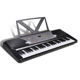 NNEVL 54-Key Electric Keyboard with Music Stand + Adjustable Keyboard Stand