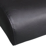 NNEVL Sofa Bed with Two Pillows Artificial Leather Adjustable Black