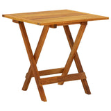 NNEVL Bistro Table 46x46x47 cm Solid Acacia Wood