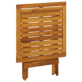 NNEVL Bistro Table 46x46x47 cm Solid Acacia Wood