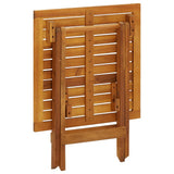 NNEVL Bistro Table 46x46x47 cm Solid Acacia Wood
