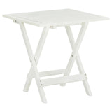 NNEVL Bistro Table White 46x46x47 cm Solid Acacia Wood