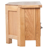 NNEVL TV Cabinet with Drawer 88 x 42 x 46 cm Solid Oak Wood
