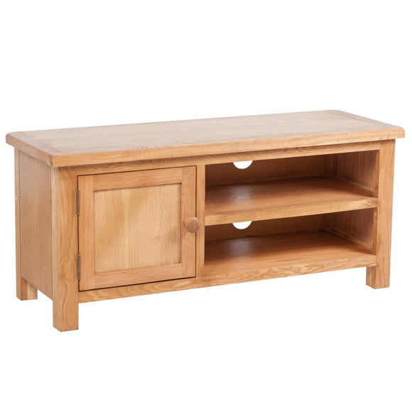 NNEVL TV Cabinet 103 x 36 x 46 cm Solid Oak Wood