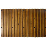 NNEVL 2 pcs Acacia Bath Mat 80 x 50 cm