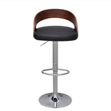 NNEVL Bar Stools 2 pcs Bent Wood