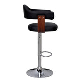 NNEVL Bar Stools 2 pcs Bent Wood