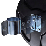NNEVL Convex Traffic Mirror PC Plastic Black 30 cm Outdoor