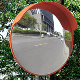 NNEVL Convex Traffic Mirror PC Plastic Orange 45 cm Outdoor