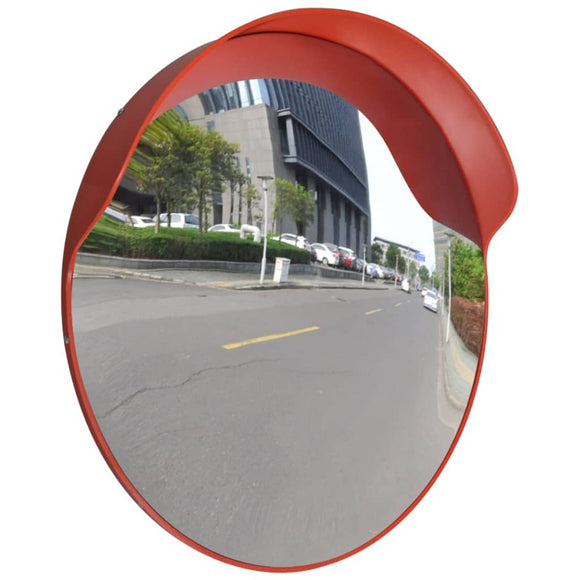 NNEVL Convex Traffic Mirror PC Plastic Orange 60 cm