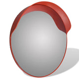 NNEVL Convex Traffic Mirror PC Plastic Orange 60 cm