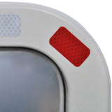 NNEVL Convex Traffic Mirror Rectangle 60 x 80 cm with Reflectors