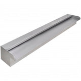 NNEVL Rectangular Waterfall Pool Fountain Stainless Steel 90 cm