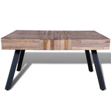 NNEVL Coffee Table Square Reclaimed Teak Wood
