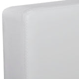 NNEVL Sectional Sofa 3-Seater Artificial Leather White