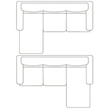 NNEVL Sectional Sofa 3-Seater Artificial Leather White
