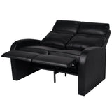 NNEVL Recliner 2-seat Artificial Leather Black