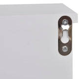 NNEVL Wall Cabinet for Keys and Jewellery with Doors and Hooks