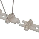 NNEVL 2-row Plastic Bird & Pigeon Spikes Set of 6 3 m
