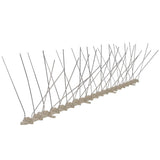 NNEVL 4-row Plastic Bird & Pigeon Spikes Set of 6 3 m