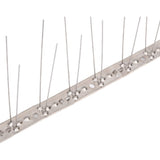 NNEVL 2-row Stainless Steel Bird & Pigeon Spikes Set of 6 3 m