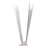 NNEVL 2-row Stainless Steel Bird & Pigeon Spikes Set of 6 3 m