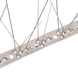 NNEVL 5-row Stainless Steel Bird & Pigeon Spikes Set of 6 3 m