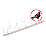 NNEVL 5-row Stainless Steel Bird & Pigeon Spikes Set of 6 3 m