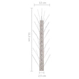 NNEVL 5-row Stainless Steel Bird & Pigeon Spikes Set of 6 3 m