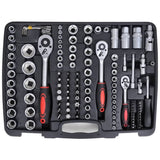 NNEVL 193pcs 1/4" & 3/8" & 1/2" Drive Socket Bit Set w/ Ratchet Tool Set