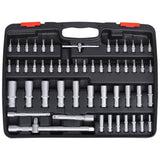 NNEVL 193pcs 1/4" & 3/8" & 1/2" Drive Socket Bit Set w/ Ratchet Tool Set