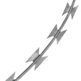 NNEVL BTO-22 Clipped Concertina NATO Razor Wire Galvanised Steel 60 m