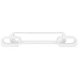 NNEVL 3 White MDF Floating Wall Display Shelf Cubes Book/DVD Storage